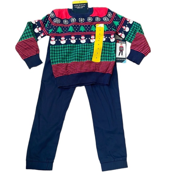 Andy & Evan - Kids Holiday Sweater Set - Picture 2 of 5